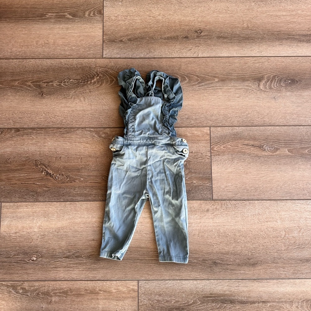 Zara Ruffled Twill Overall - Picture 6 of 6